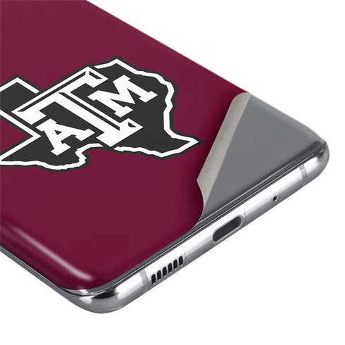 Texas A&M University Black Logo Galaxy S20 Ultra 5G Skin